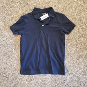 Brand new!! NWT Old Navy blue short sleeve polo shirt size small (size 6-7)